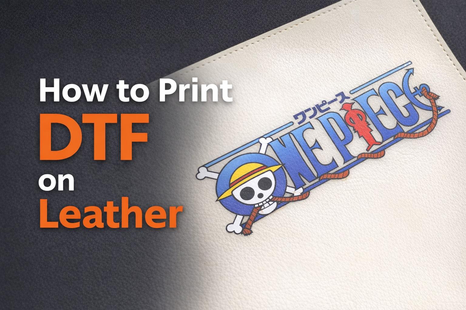 How to Print DTF on Leather
